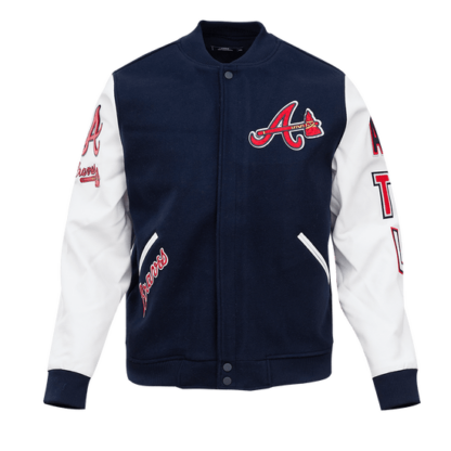 Jacket Mlb Atlanta Braves Classic Wool Men'S Varsity