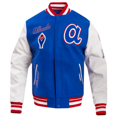 Jacket Mlb Atlanta Braves Retro Classic Men'S Wool Varsity