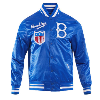 Jacket Mlb Brooklyn Dodgers Retro Classic Men'S Rib Satin