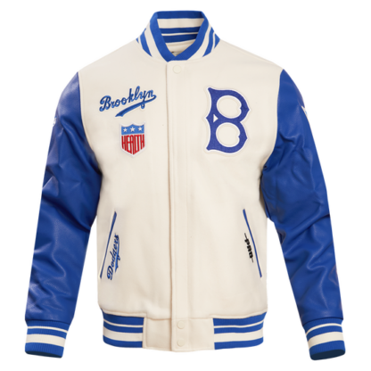 Jacket Mlb Brooklyn Dodgers Retro Classic Men'S Wool Varsity