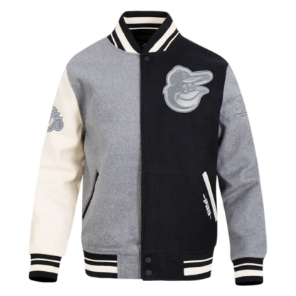 Jacket Mlb Baltimen'Sore Orioles Reverse Wool Varsity Ja