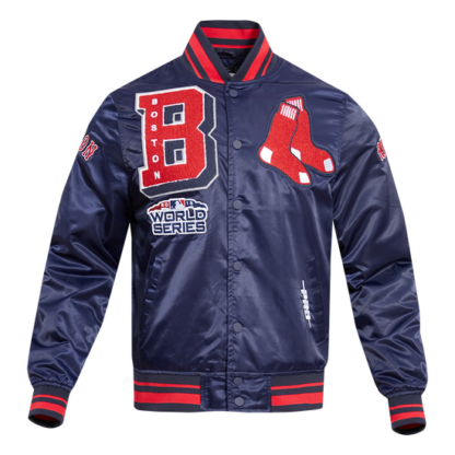 Jacket Mlb Boston Red Sox Mashup Men'S Rib Satin