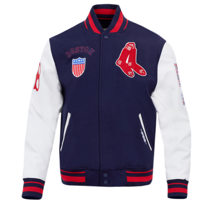 Jacket Mlb Boston Red Sox Retro Classic Men'S Wool Varsity