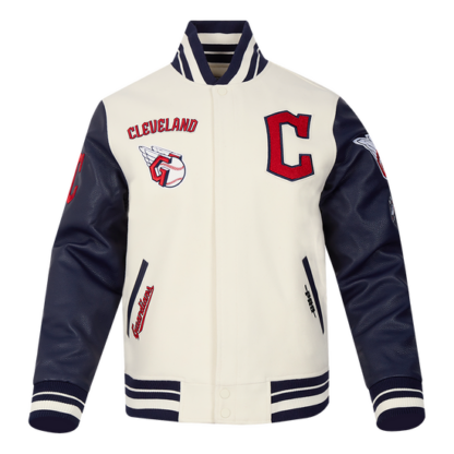 Jacket Mlb Cleveland Guardians Retro Classic Men'S Varsity