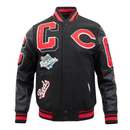 Jacket Mlb Cincinnati Reds Mashup Men'S Rib Wool Varsity