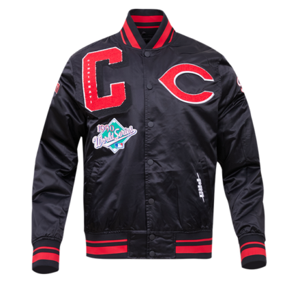 Jacket Mlb Cincinnati Reds Mashup Men'S Rib Satin