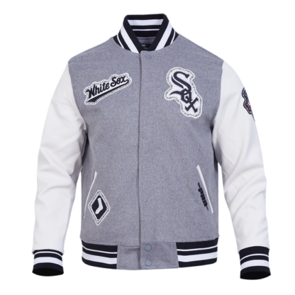 Jacket Mlb Chicago White Sox Diy Pick Stitch Men'S Varsity