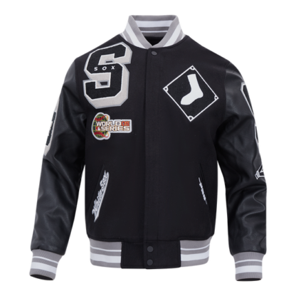 Jacket Mlb Chicago White Sox Mashup Men'S Rib Wool Varsity