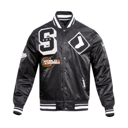 Jacket Mlb Chicago White Sox Mashup Men'S Rib Satin