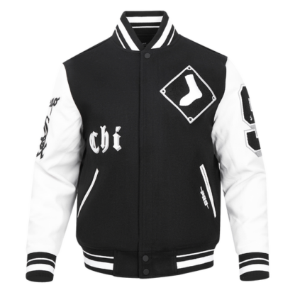 Jacket Mlb Chicago White Sox Old English Wool Men'S Varsity