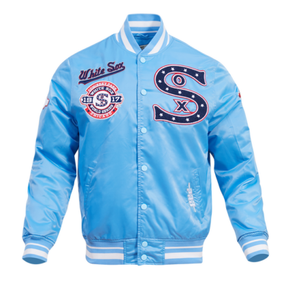 Jacket Mlb Chicago White Sox Retro Classic Men'S Rib Satin