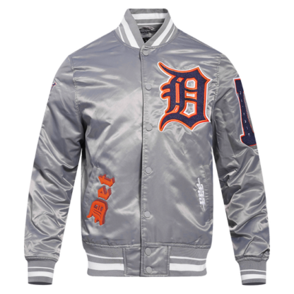 Jacket Mlb Detroit Tigers Old English Men'S Rib Satin