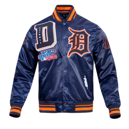 Jacket Mlb Detroit Tigers Mashup Men'S Rib Satin