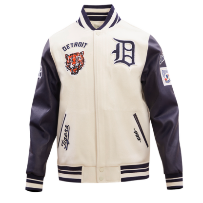 Jacket Mlb Detroit Tigers Retro Classic Men'S Wool Varsity