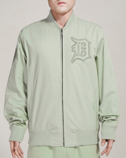 Jacket Mlb Detroit Tigers Neutral Men'S Twill