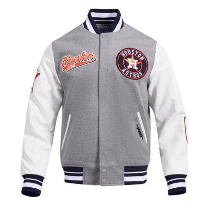 Jacket Mlb Houston Astros Script Tail Men'S Wool Varsity