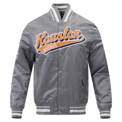 Jacket Mlb Houston Astros Script Tail Men'S Satin