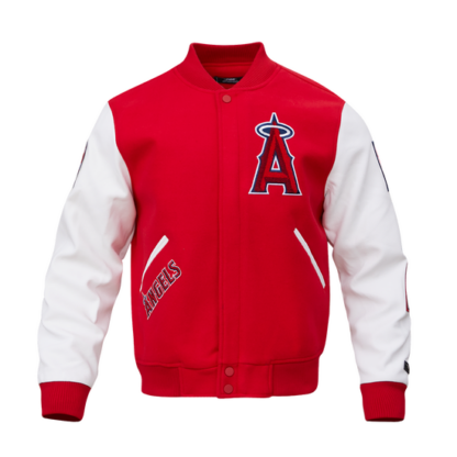 Jacket Mlb Los Angeles Angels Classic Wool Men'S Varsity