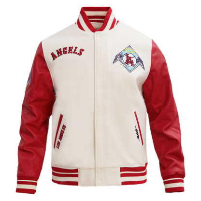 Jacket Mlb Los Angeles Angels Retro Classic Men Wool Varsity