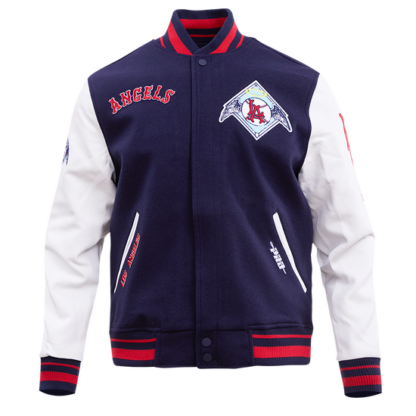 Jacket Mlb Los Angeles Angels Retro Classic Men Wool Varsity