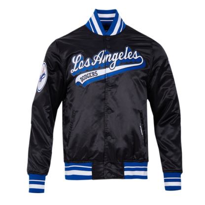 Jacket Mlb Los Angeles Dodgers Script Tail Men'S Satin