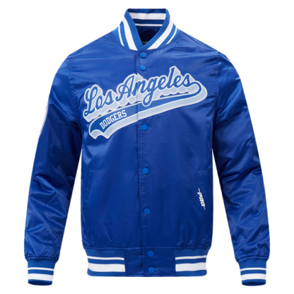 Jacket Mlb Los Angeles Dodgers Script Tail Men'S Satin