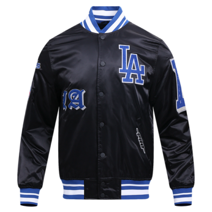 Jacket Mlb Los Angeles Dodgers Old English Men'S Rib Satin