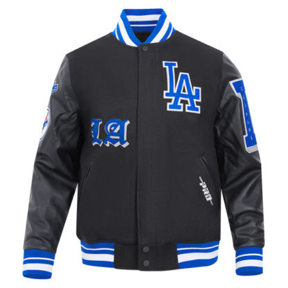 Jacket Mlb Los Angeles Dodgers Old English Men Wool Varsity