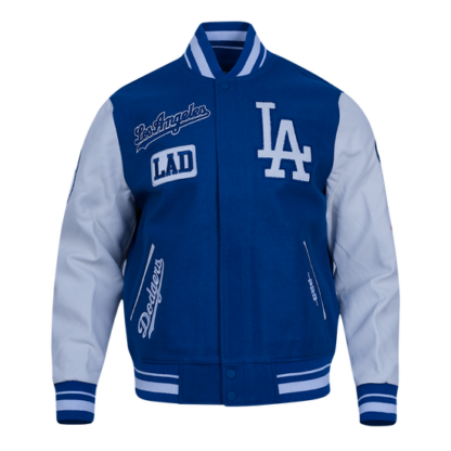 Jacket Mlb Los Angeles Dodgers Area Code Men'S Wool Varsity