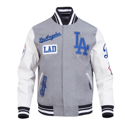 Jacket Mlb Los Angeles Dodgers Area Code Men'S Wool Varsity