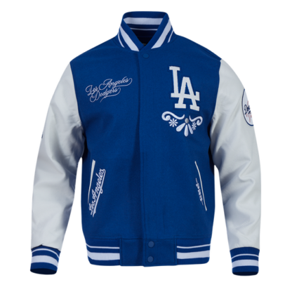 Jacket Mlb Los Angeles Dodgers Sugar Skull Men Wool Varsity