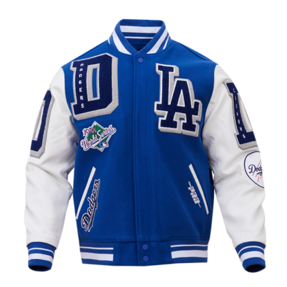 Jacket Mlb Los Angeles Dodgers Mashup Men'S Wool Varsity