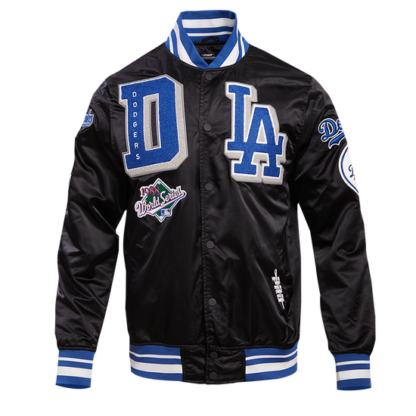 Jacket Mlb Los Angeles Dodgers Mashup Men'S Rib Satin