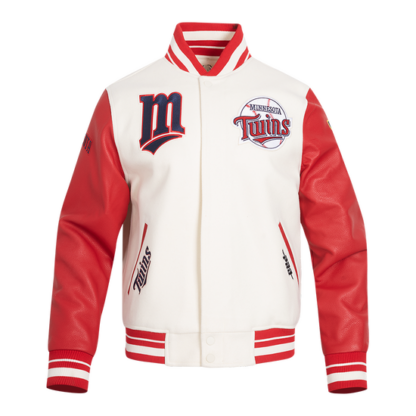 Jacket Mlb Minnesota Twins Retro Classic Men'S Rib Varsity