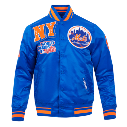 Jacket Mlb New York Mets Mashup Men'S Rib Satin