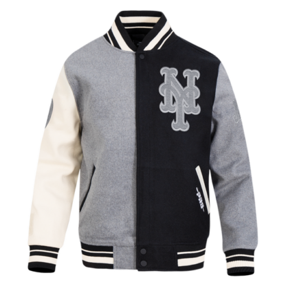 Jacket Mlb New York Mets Reverse French Terry Wool Varsity