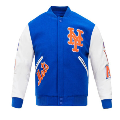 Jacket Mlb New York Mets Classic Wool Men'S Varsity