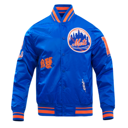 Jacket Mlb New York Mets Old English Men'S Satin