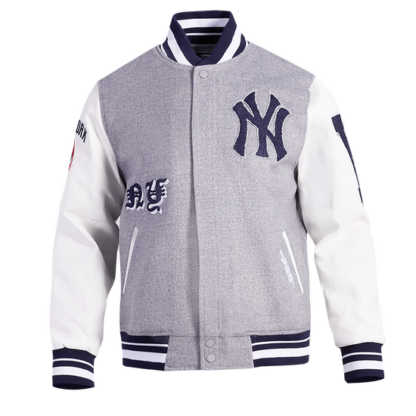 Jacket Mlb New York Yankees Old English Men'S Wool Varsity