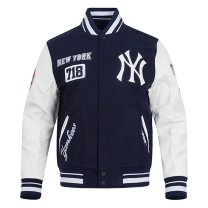 Jacket Mlb New York Yankees Area Code Men'S Wool Varsity