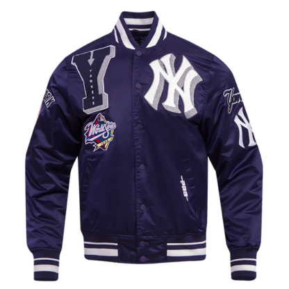 Jacket Mlb New York Yankees Mashup Men'S Rib Satin