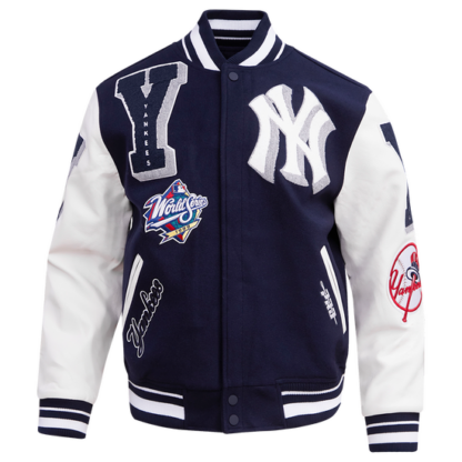 Jacket Mlb New York Yankees Mashup Men'S Rib Wool Varsity