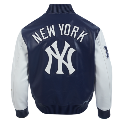 Jacket Mlb New York Yankees City Signature Leather Varsity