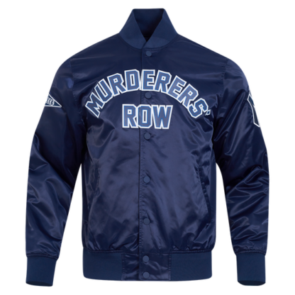 Jacket Mlb New York Yankees Murderers Row Big Logo Men Satin