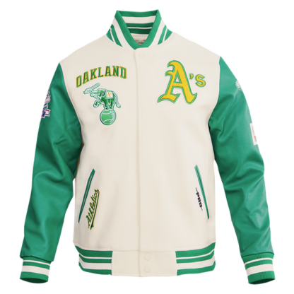 Jacket Mlb Oakland Athletics Retro Classic Men Wool Varsity