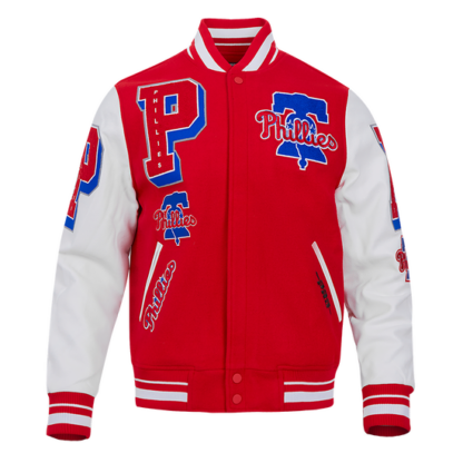 Jacket Mlb Philadelphia Phillies Mashup Men'S Wool Varsity