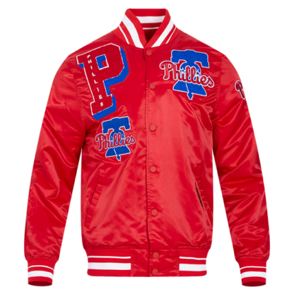 Jacket Mlb Philadelphia Phillies Mashup Men'S Rib Satin