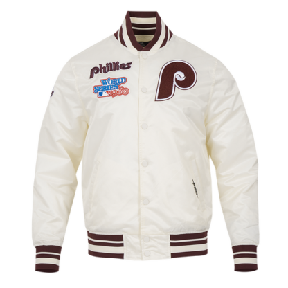 Jacket Mlb Philadelphia Phillies Retro Classic Men'S Satin