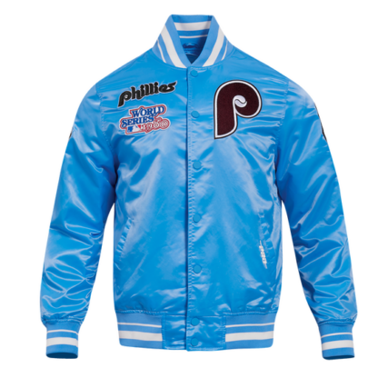 Jacket Mlb Philadelphia Phillies Retro Classic Men'S Satin