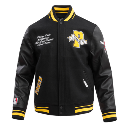 Jacket Mlb Pittsburgh Pirates Team Pennants Men Wool Varsity